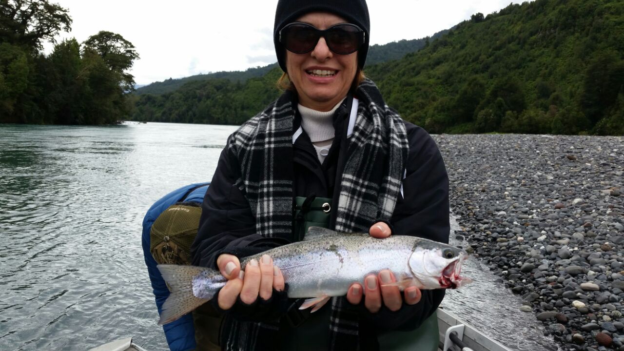 Fotos da pesca esportiva em Chaiten no Chile