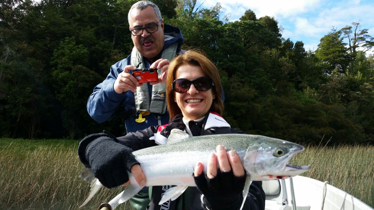 Fotos da pesca esportiva em Chaiten no Chile