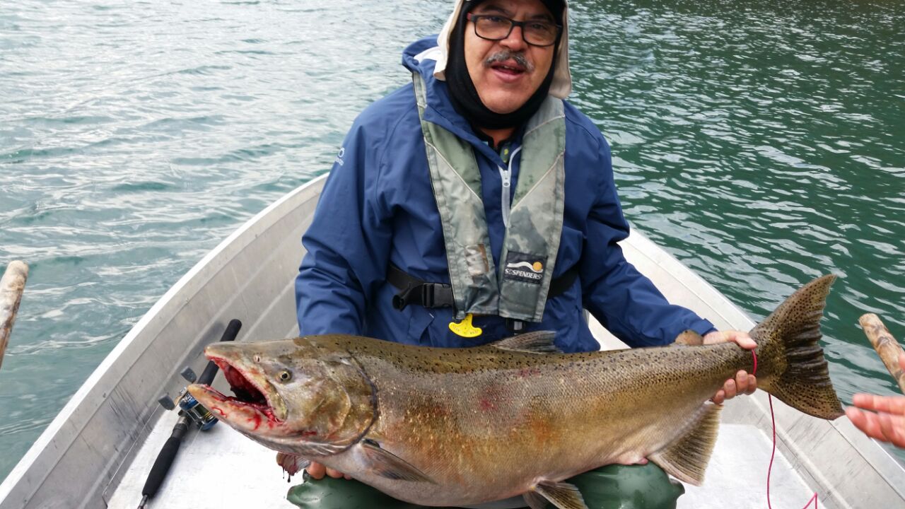 Fotos da pesca esportiva em Chaiten no Chile