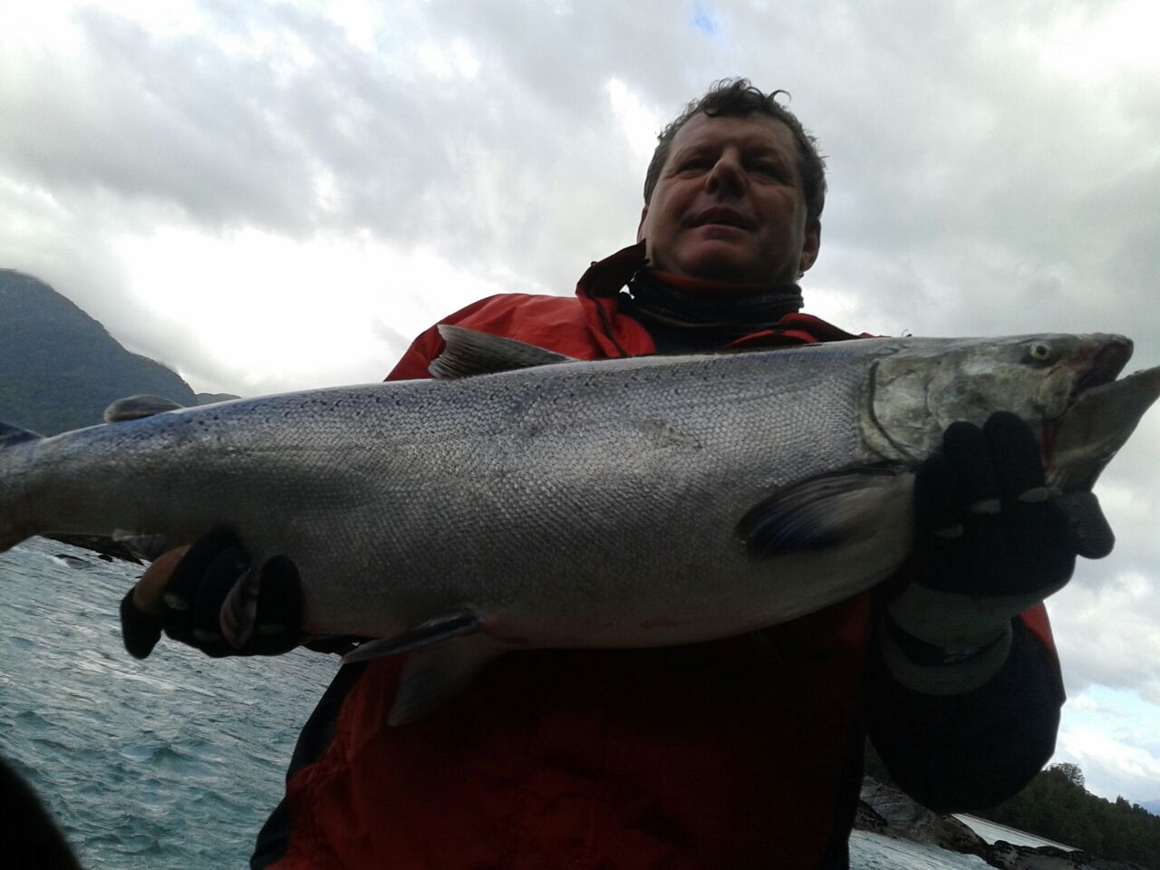 Fotos da pesca esportiva em Chaiten no Chile