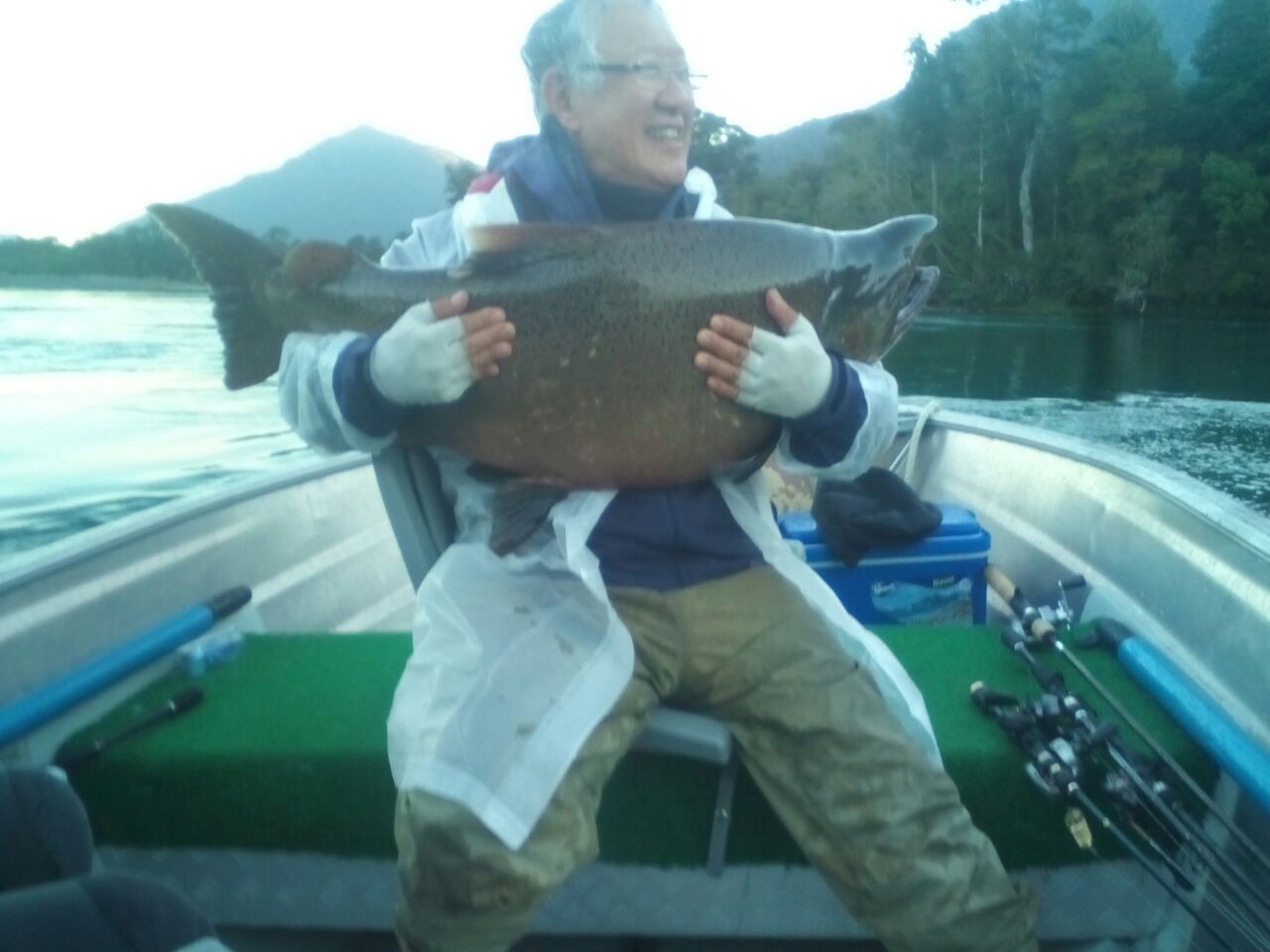 Fotos da pesca esportiva em Chaiten no Chile