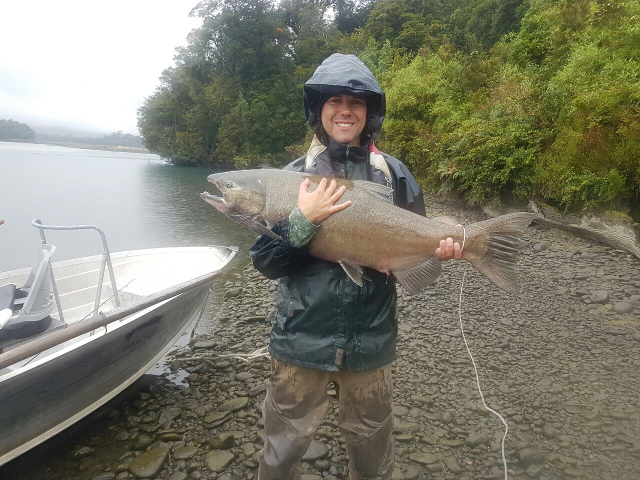 Fotos da pesca esportiva em Chaiten no Chile