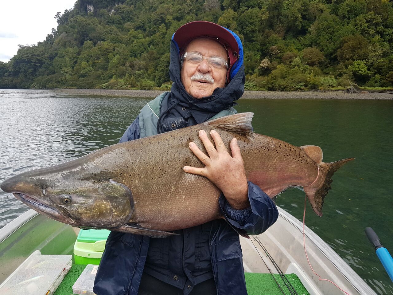 Fotos da pesca esportiva em Chaiten no Chile