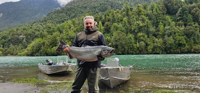 Fotos da pesca esportiva em Chaiten no Chile