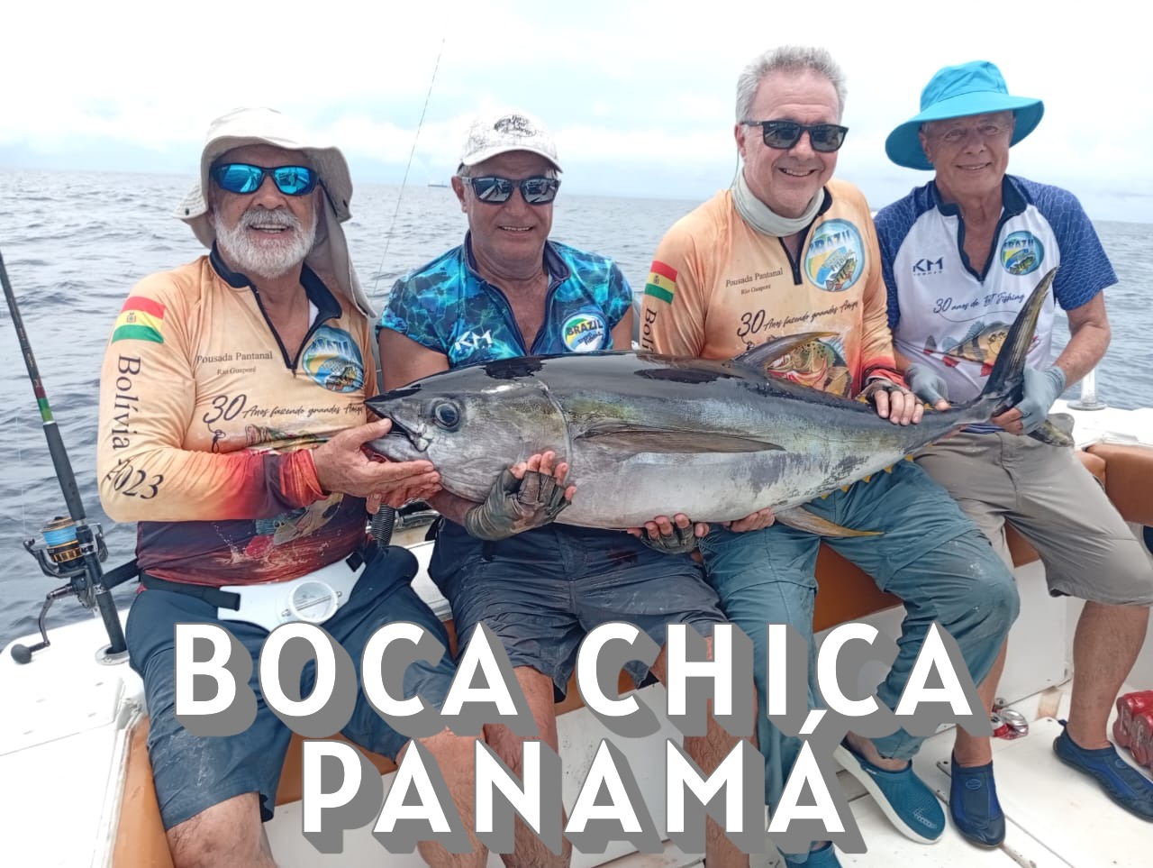 Fotos da pesca esportiva em Boca Chica - Panam